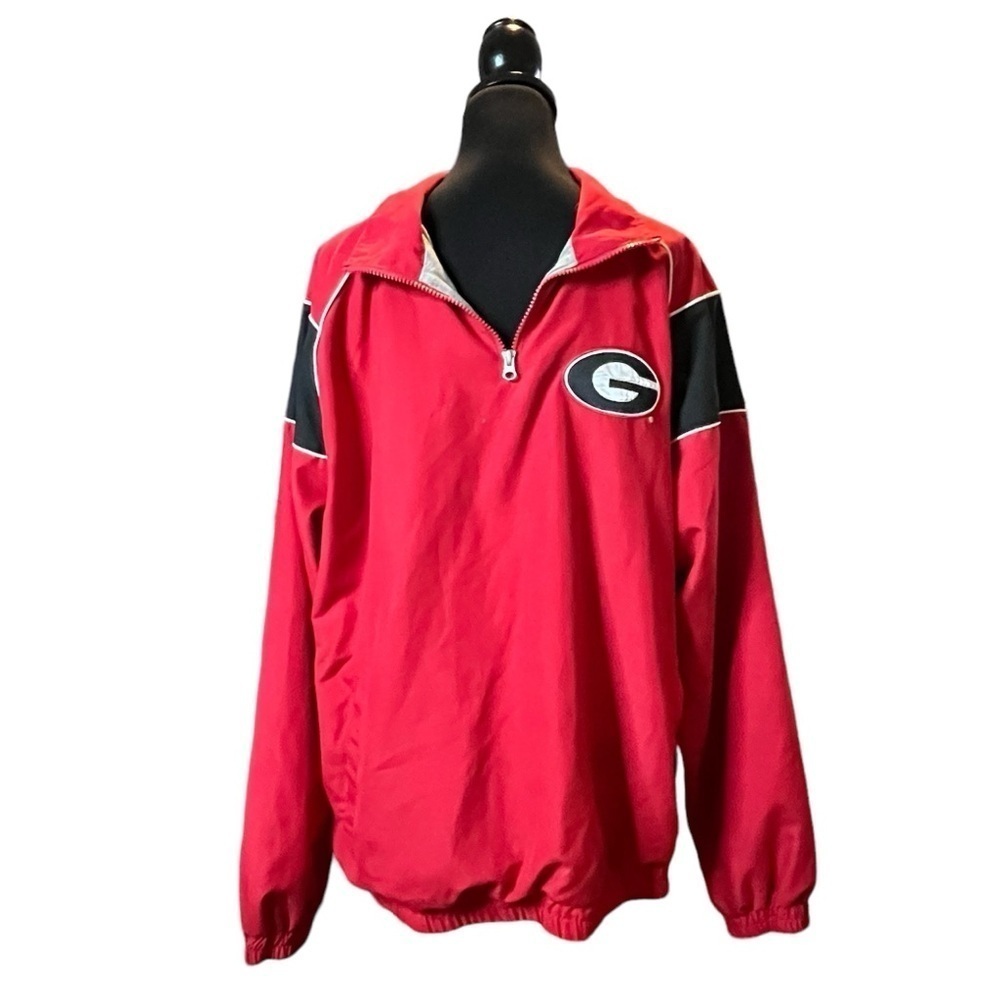 Vintage 58 Sports UGA Bulldogs 1/4 Zip Pullover, Size Large